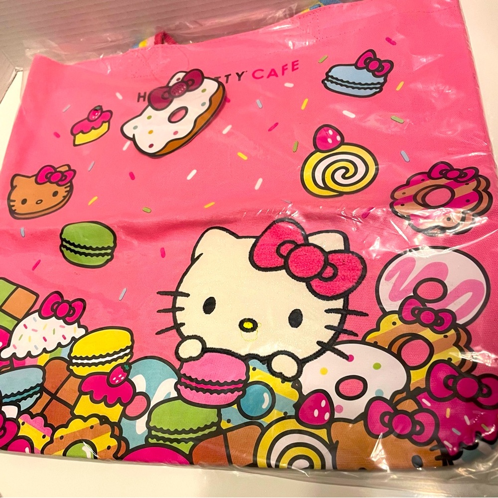 Hello Kitty Cafe NWT large tote bag